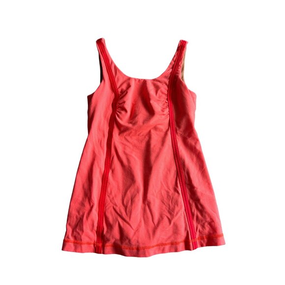 LULULEMON Orange Seamed Workout Tank Top Size US 4 - Picture 1 of 2